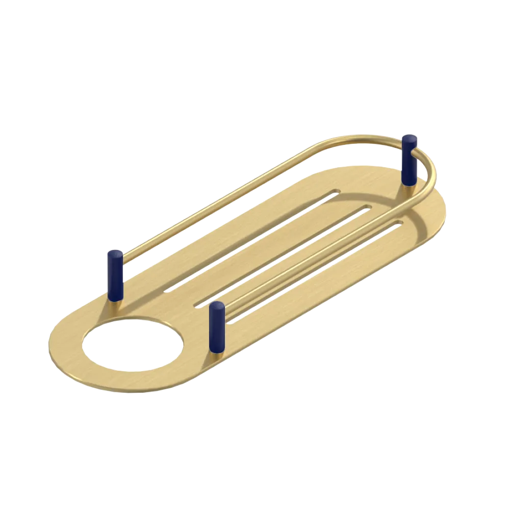 Rubinet Shelf Only Satin Brass