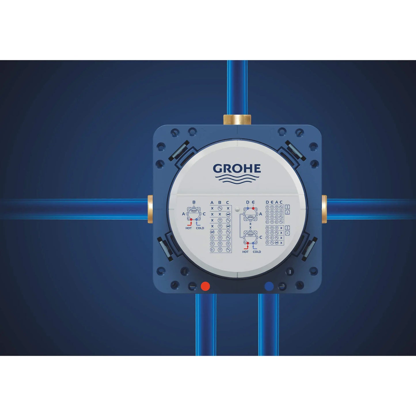 Grohe Rapido Smartbox Universal Rough-in box - Golzar Home