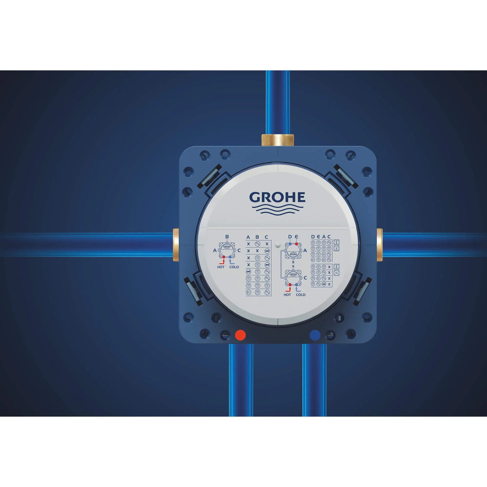 Grohe Rapido Smartbox Universal Rough-in box - Golzar Home