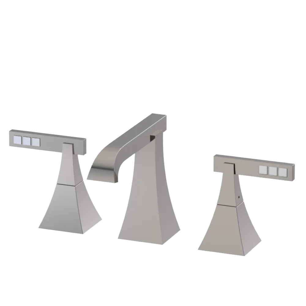 Rubinet Widespread Lav. Set. (less drain) Polished Nickel