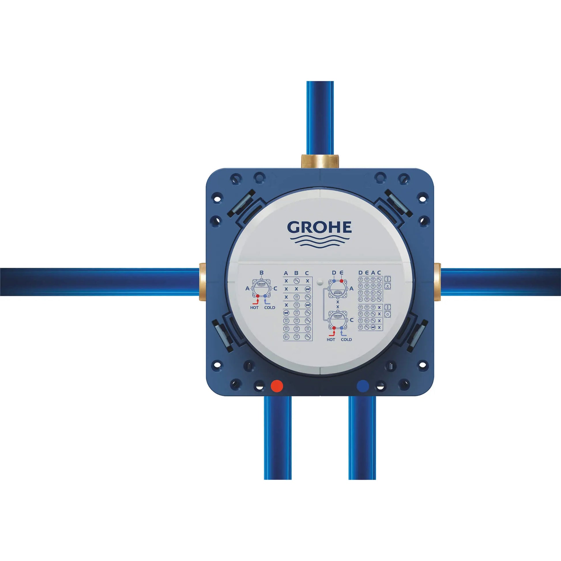 Grohe Rapido Smartbox Universal Rough-in box - Golzar Home