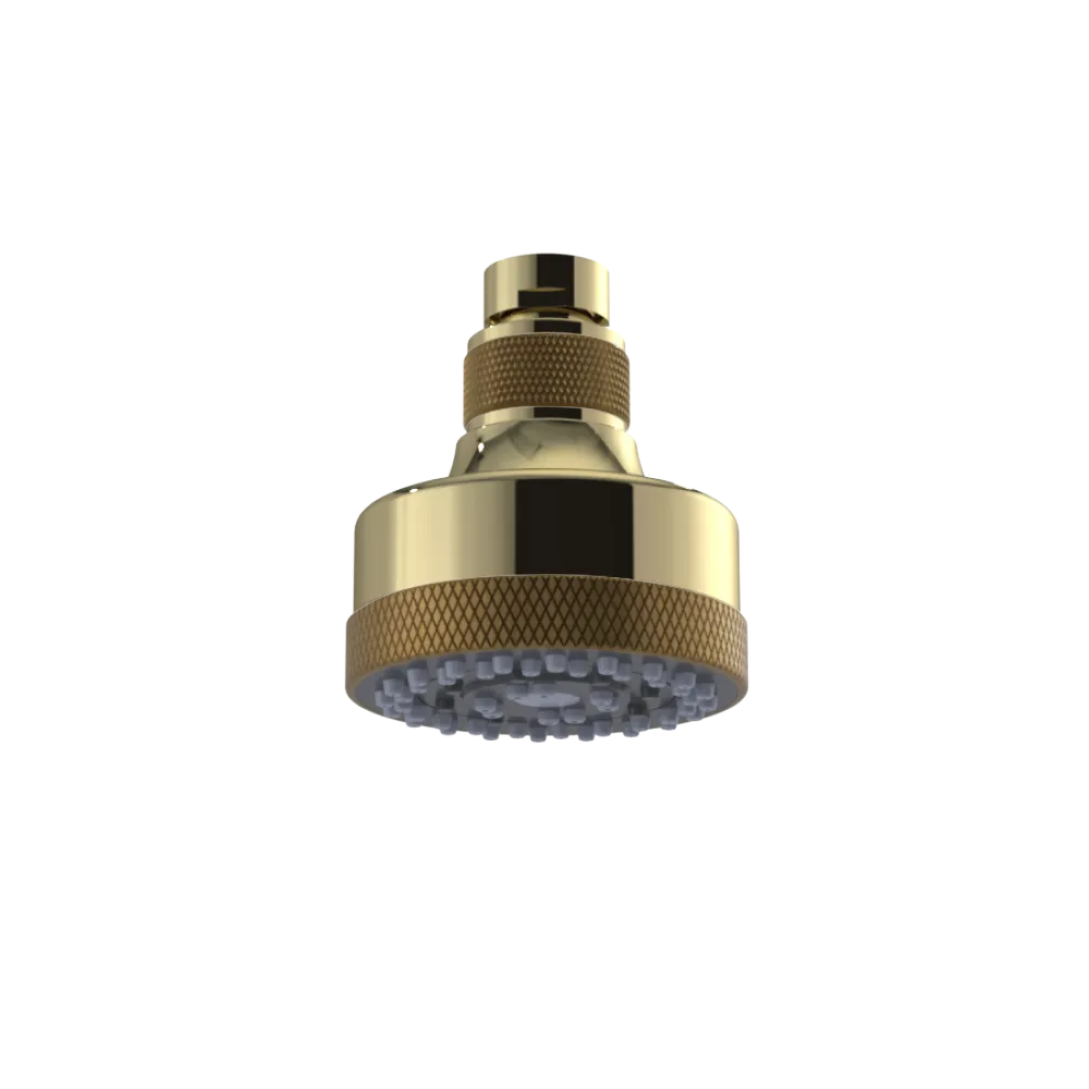 Rubinet 3 FUNCTION SHOWER HEAD Natural Brass