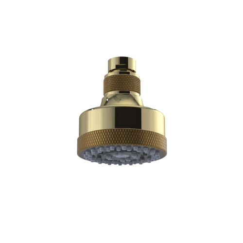 Rubinet 3 FUNCTION SHOWER HEAD Natural Brass
