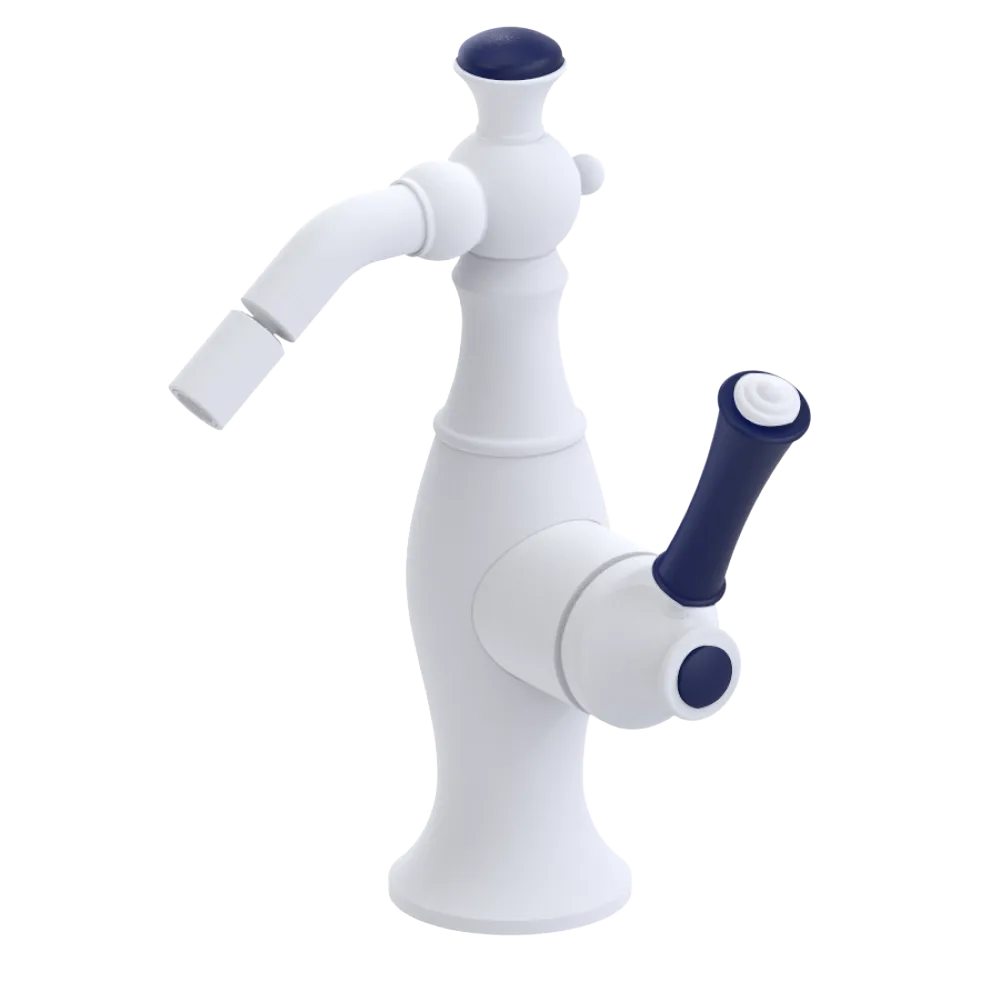 Rubinet Single Control Bidet Fitting (less drain) Matt White