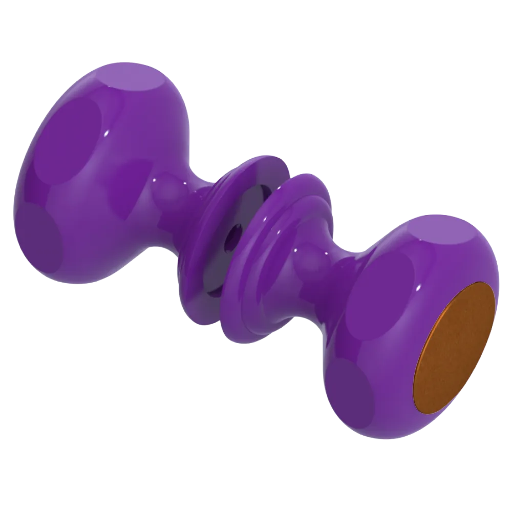 Rubinet Shower Door Knob (set) Purple Haze