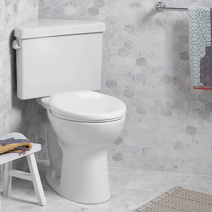 American Standard Triangle CadetÂ® PRO Two-Piece 1.28 gpf/4.8 Lpf Chair Height Elongated Toilet