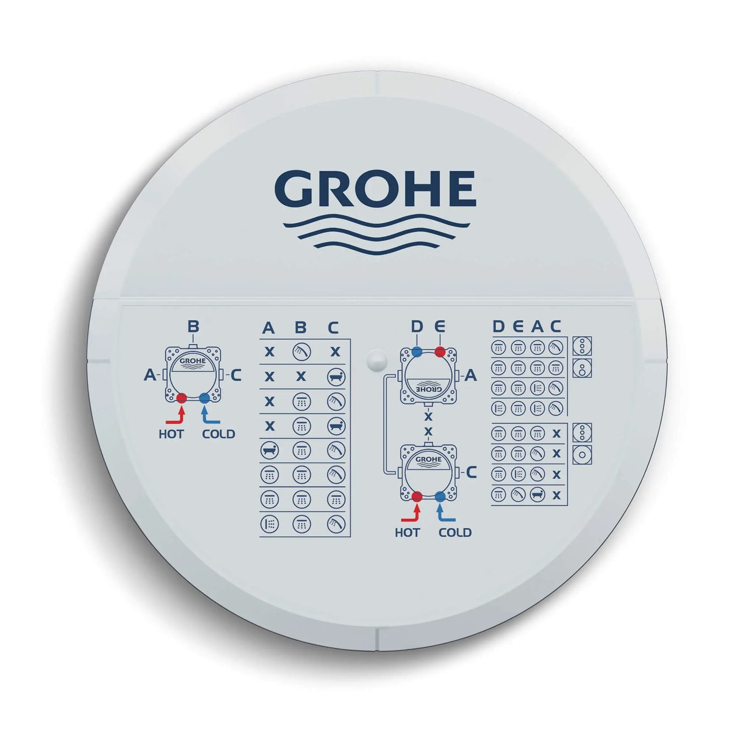 Grohe Rapido Smartbox Universal Rough-in box - Golzar Home