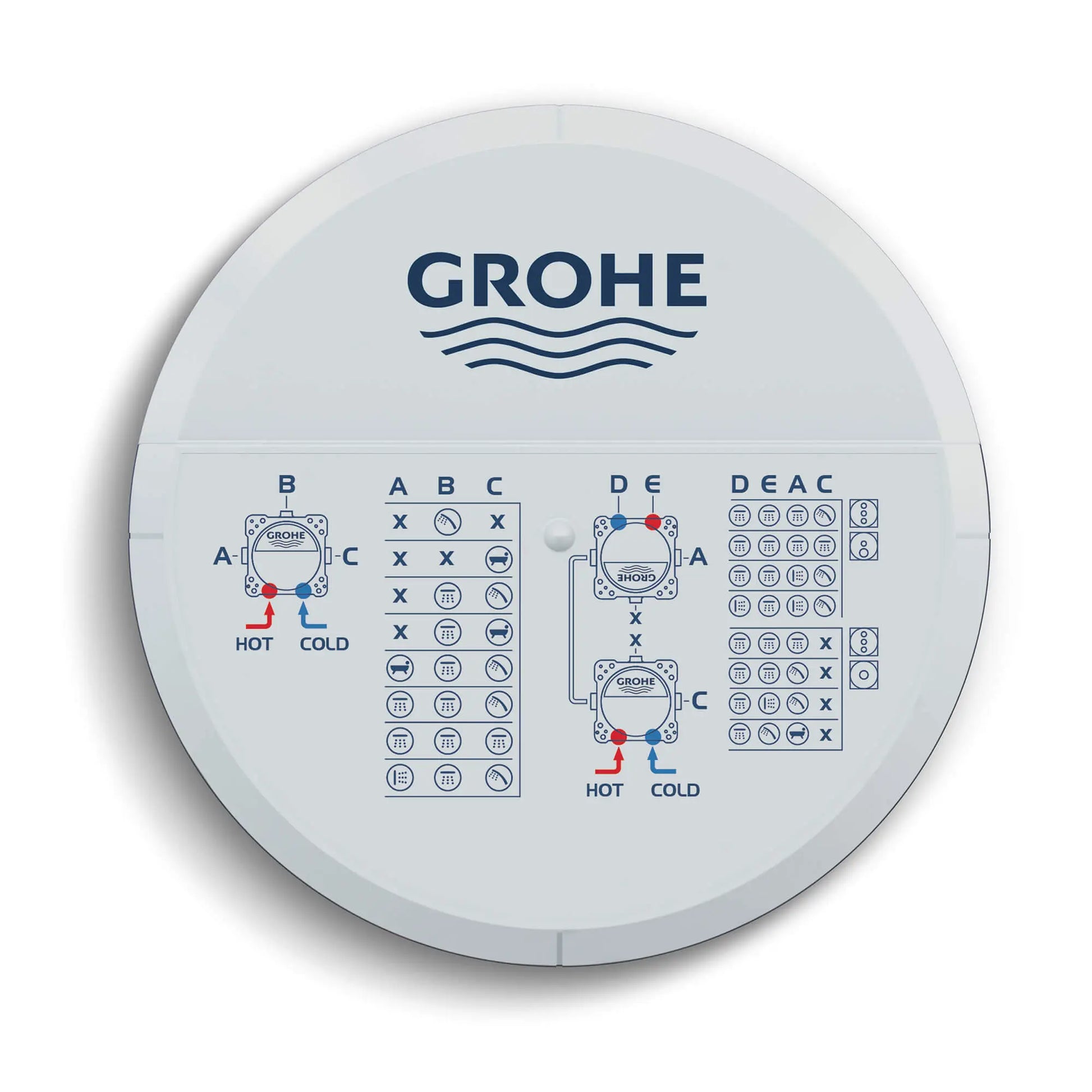 Grohe Rapido Smartbox Universal Rough-in box - Golzar Home