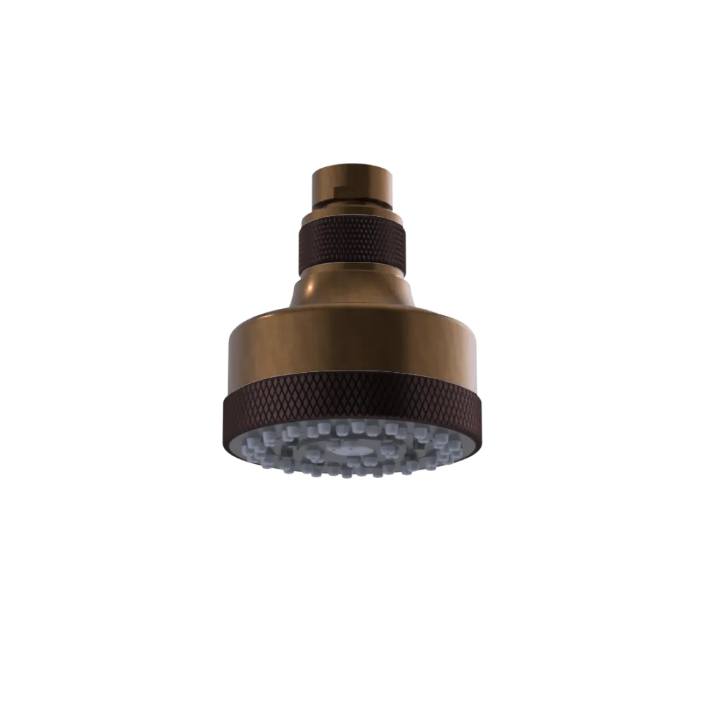 Rubinet 3 FUNCTION SHOWER HEAD Tuscan Brass