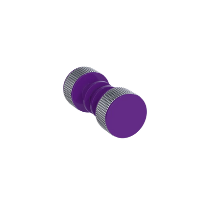 Rubinet Shower Door Knob (set) Purple Haze