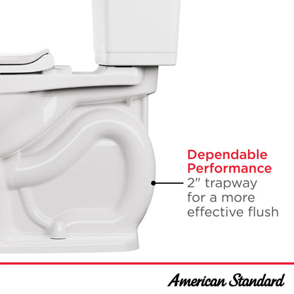 American Standard Colony®3 Two-Piece 1.28 gpf/4.8 Lpf Standard Height Round-Front Toilet Less Seat
