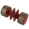 Rubinet Shower Door Knob (set) Maroon
