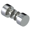 Rubinet Shower Door Knob (set) Satin Nickel
