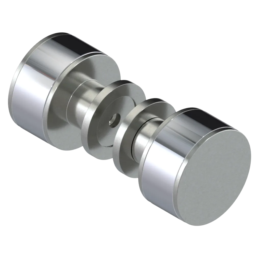 Rubinet Shower Door Knob (set) Satin Nickel