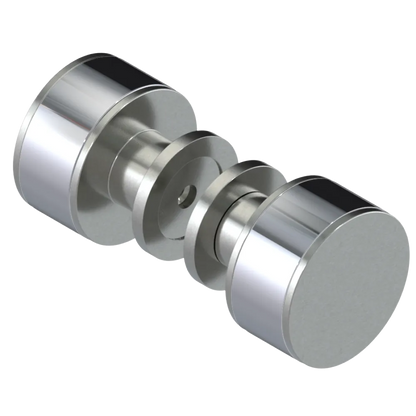 Rubinet Shower Door Knob (set) Satin Nickel