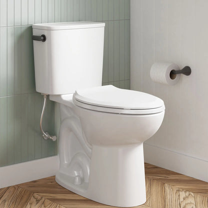 American Standard Aspirations EcoStrength Two-Piece 0.80 gpf/3.0 Lpf Chair Height Elongated Toilet Less Seat