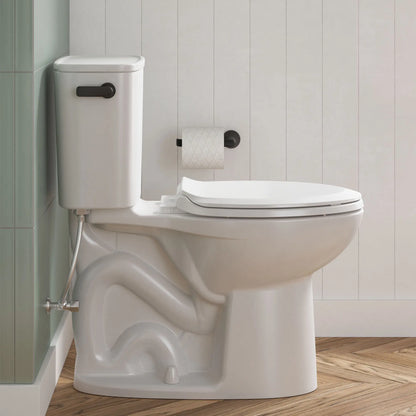 American Standard Aspirations EcoStrength Two-Piece 0.80 gpf/3.0 Lpf Chair Height Elongated Toilet Less Seat