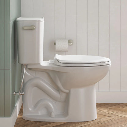 American Standard Aspirations EcoStrength Two-Piece 0.80 gpf/3.0 Lpf Chair Height Elongated Toilet Less Seat