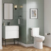 American Standard Aspirations EcoStrength Two-Piece 0.80 gpf/3.0 Lpf Chair Height Elongated Toilet Less Seat