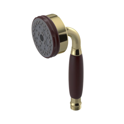 Rubinet 3 Function Hand Held Shower Only Natural Brass