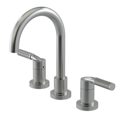 Rubinet Widespread Lav. Set. (less drain) Satin Nickel