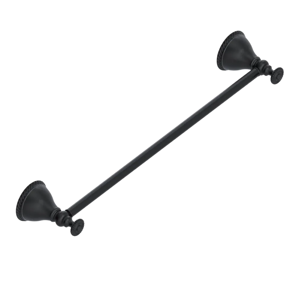 Rubinet Towel Bar 18" Matt Black