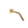 Baril 10" wall-mounted shower arm, square flange