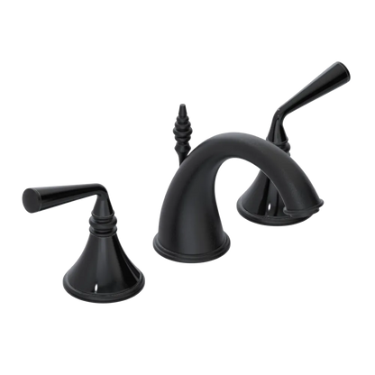 Rubinet Widespread Lav. Set. (less drain) Matt Black