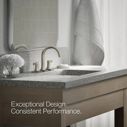 Venza® Widespread bathroom sink faucet, 0.5 gpm