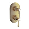 Baril Complete thermostatic pressure balanced shower control valve with 2-way diverter