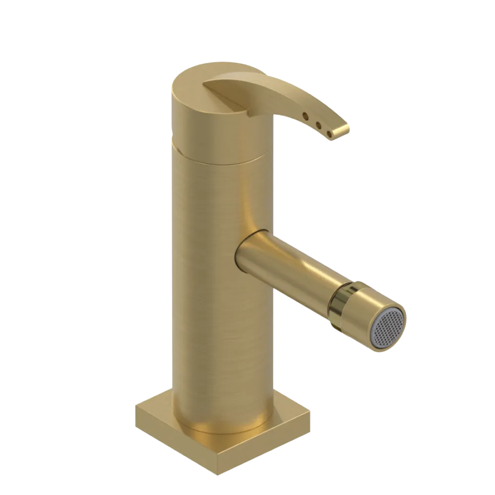 Rubinet Single Control Bidet Fitting (less drain) Satin Gold