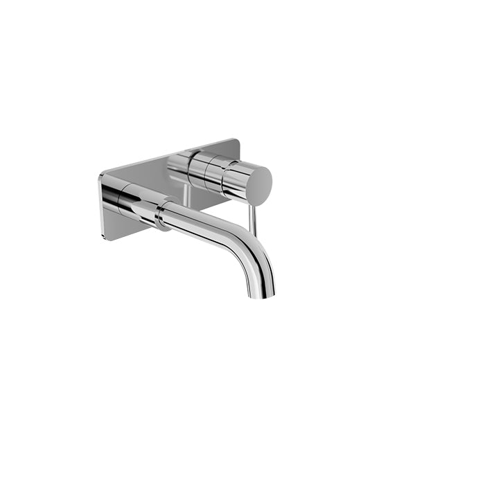 Baril Trim only for single lever wall-mounted lavatory faucet, drain not included