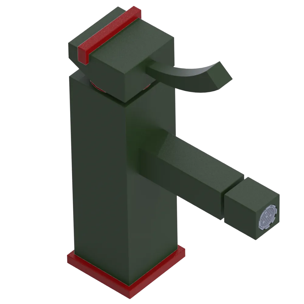 Rubinet Single Control Bidet Fitting (less drain) Green Envy