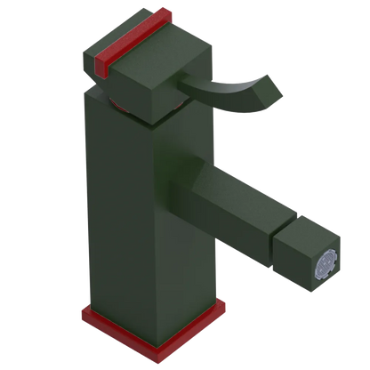 Rubinet Single Control Bidet Fitting (less drain) Green Envy