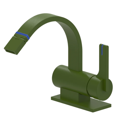 Rubinet Single Control Bidet Fitting (less drain) Green Envy