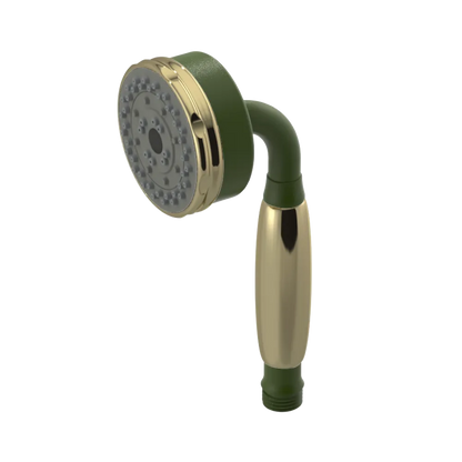 Rubinet 3 Function Hand Held Shower Only Green Envy