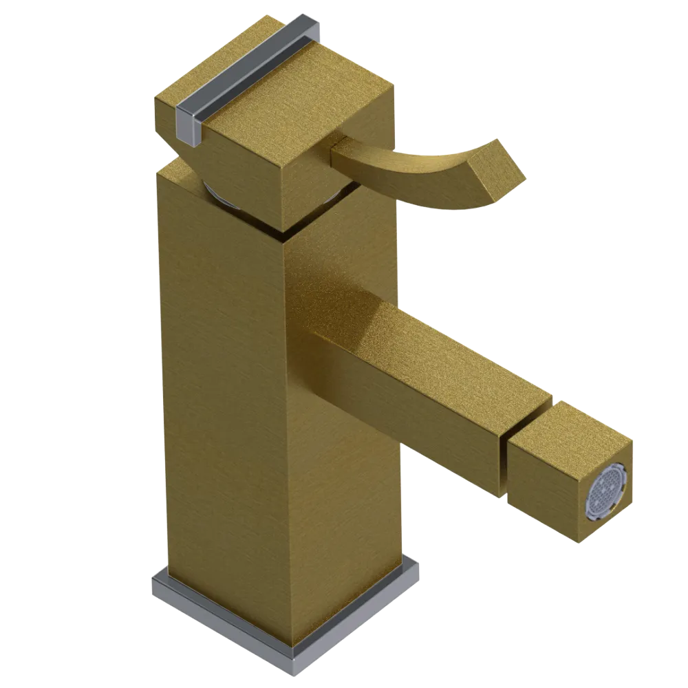 Rubinet Single Control Bidet Fitting (less drain) Antique Brass Matt