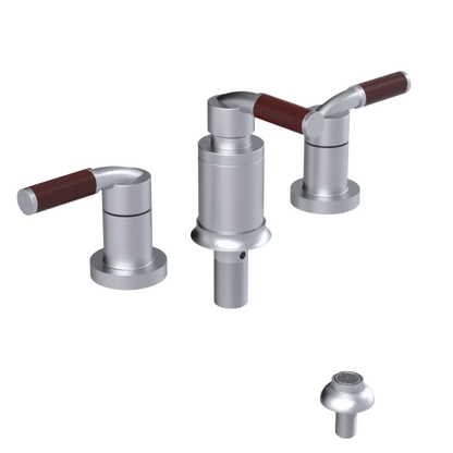 Rubinet Bidet Fitting with Spray, Diverter, and Vacuum Breaker (less drain) Satin Chrome