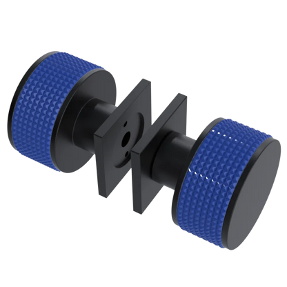 Rubinet Shower Door Knob (set) Matt Black