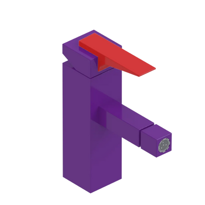 Rubinet Single Control Bidet Fitting (less drain) Purple Haze
