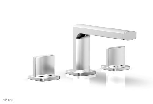 Phylrich RADI Widespread Faucet - Blade Handles Low Spout 181-04