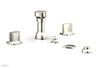 Phylrich RADI Four Hole Bidet Set, Blade Handles 181-60