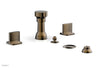 Phylrich RADI Four Hole Bidet Set, Blade Handles 181-60