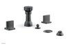 Phylrich RADI Four Hole Bidet Set, Blade Handles 181-60