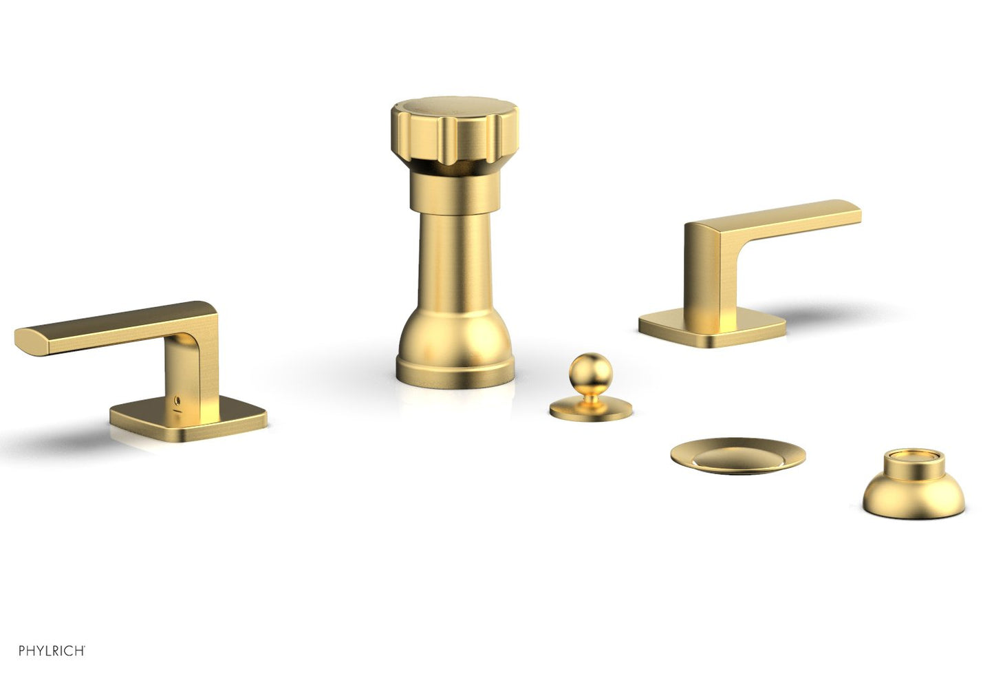 Phylrich RADI Four Hole Bidet Set, Lever Handles 181-61