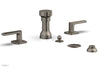 Phylrich RADI Four Hole Bidet Set, Lever Handles 181-61