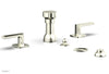 Phylrich RADI Four Hole Bidet Set, Lever Handles 181-61