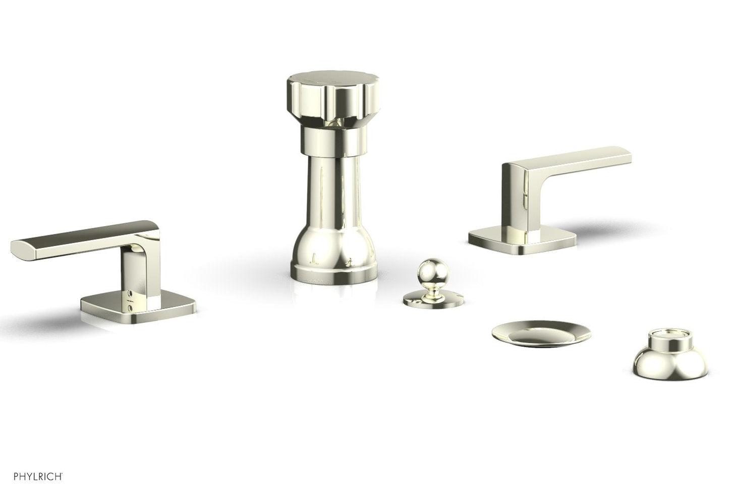 Phylrich RADI Four Hole Bidet Set, Lever Handles 181-61