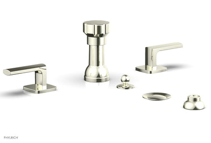 Phylrich RADI Four Hole Bidet Set, Lever Handles 181-61