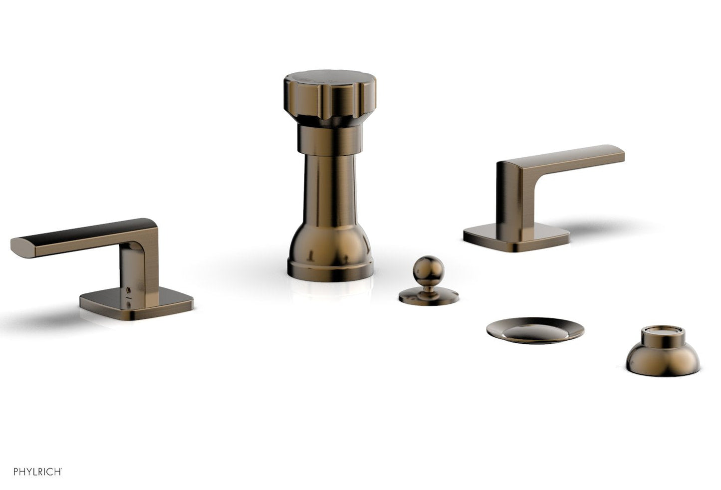 Phylrich RADI Four Hole Bidet Set, Lever Handles 181-61